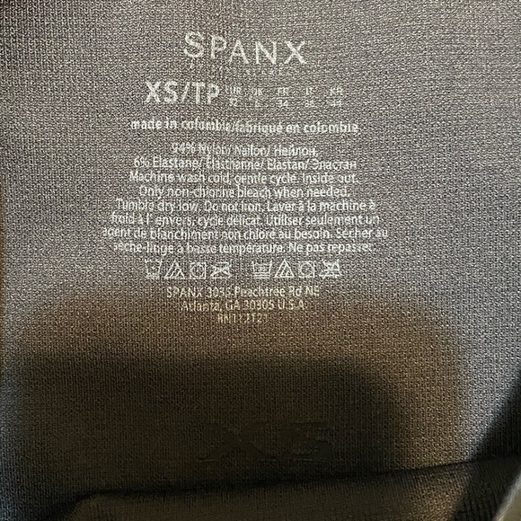 SPANX Gray Camouflage Shapewear Leggings - Picture 4 of 5